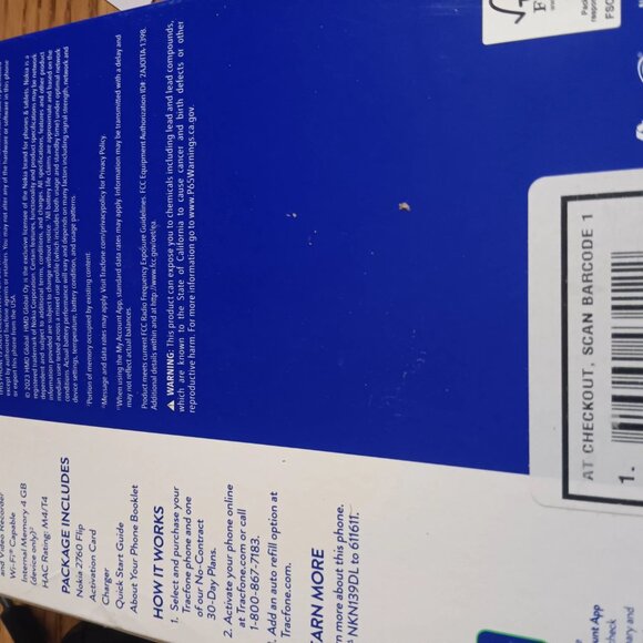 Nokia TracFone 2760 Flip, 8 GB (Locked) - Picture 8 of 8